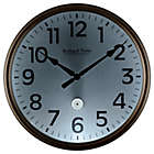 Alternate image 1 for Sterling &amp; Noble&trade; LED Lighted 12-Inch Outdoor Wall Clock in Bronze