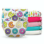 Alternate image 0 for Charlie Banana One Size 6-Count Reusable Cloth Diapers with 12 Inserts in Dessert
