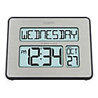 Alternate image 0 for La Crosse Technology Atomic Digital Mantel Clock with Backlight in Silver
