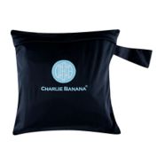 Charlie Banana&reg; Logo Wet Bag in Black