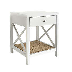 Bee & Willow™ Home Seagrass Accent Table in Simply White