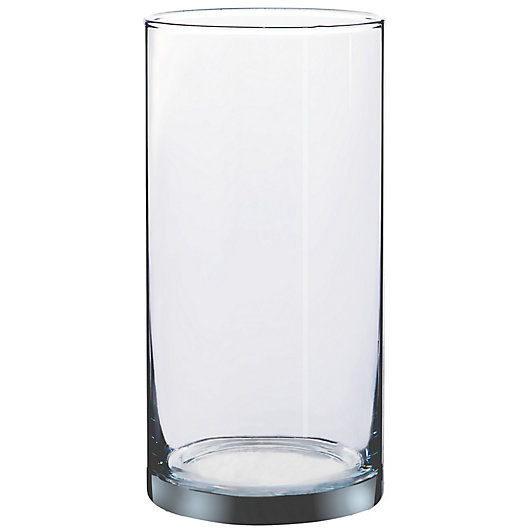 WGV Clear Cylinder Glass Vase 3 by 16-Inch