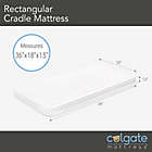 Alternate image 3 for Rectangular Cradle Mattress in White by Colgate Mattress&reg;