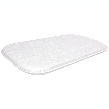 Oval Bassinet Mattress in White by Colgate Mattress&reg;. View a larger version of this product image.