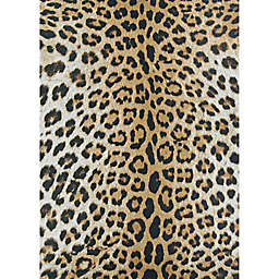 Couristan® Dolce Amur Leopard 4' x 5'10 Indoor/Outdoor Area Rug in Gold