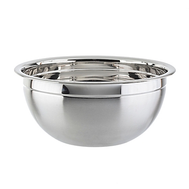 Simply Essential&trade; 5 qt. Stainless Steel German Style Mixing Bowl. View a larger version of this product image.