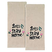 Avanti "Let&#39;s Stay at Home" 2-Piece Hand Towel Set