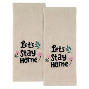 Avanti "Let's Stay at Home" Hand Towels (Set of 2)