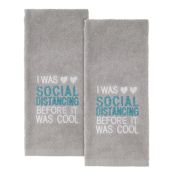 Avanti Social Distancing Hand Towels (Set of 2)