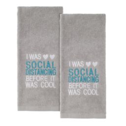Avanti Social Distancing Hand Towels (Set of 2)