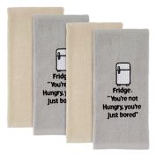 Avanti Quarantine Fridge Talk Kitchen Towels (Set of 4)