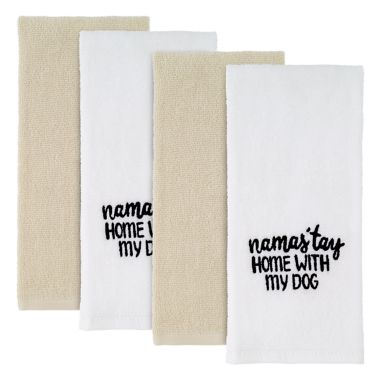 Avanti Quarantine Home Dog Kitchen Towels (Set of 4). View a larger version of this product image.