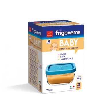 Bormioli Rocco Frigoverre 3-Pack 7.5 oz. Food Storage Containers. View a larger version of this product image.
