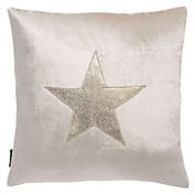 Safavieh Star Henley Square Decorative Throw Pillow in Beige/Gold