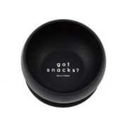 Bella Tunno&trade; "Got Snacks" Silicone Wonder Bowl in Black