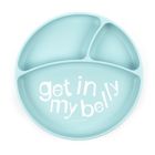 Alternate image 0 for Bella Tunno&trade; "Get in My Belly" Silicone Wonder Plate in Blue