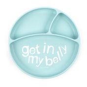 Bella Tunno&trade; "Get in My Belly" Silicone Wonder Plate in Blue