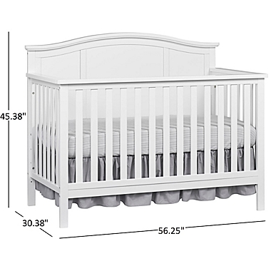 oxford&reg; Baby Emerson 4-in-1 Convertible Crib in Snow White. View a larger version of this product image.