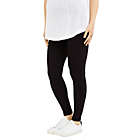 Alternate image 0 for A Pea in the Pod&reg; Luxe Essentials Ultra Soft Small Maternity Leggings in Black