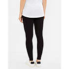 Alternate image 4 for A Pea in the Pod&reg; Luxe Essentials Ultra Soft Small Maternity Leggings in Black
