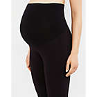 Alternate image 1 for A Pea in the Pod&reg; Luxe Essentials Ultra Soft Small Maternity Leggings in Black