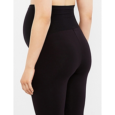 A Pea in the Pod&reg; Luxe Essentials Ultra Soft Small Maternity Leggings in Black. View a larger version of this product image.