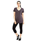 Alternate image 4 for A Pea in the Pod Medium Luxe Essentials Ultra Soft Crop Maternity Leggings in Black