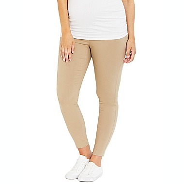 Motherhood Maternity&reg; Medium Maia Skinny Ankle Maternity Pant in Khaki. View a larger version of this product image.
