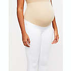 Alternate image 1 for Motherhood Maternity&reg; X-Large Indigo Blue Skinny Leg Maternity Ankle Jeans in White