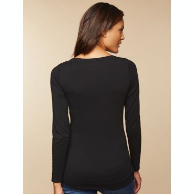 Motherhood Maternity&reg; 2-Pack BumpStart Long Sleeve Tops. View a larger version of this product image.