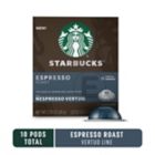 Alternate image 1 for Starbucks&reg; by Nespresso&reg; Vertuo Line Espresso Roast Coffee Capsules 10-Count