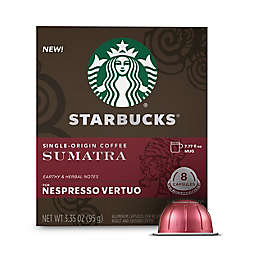 Starbucks® by Nespresso® Vertuo Line Single-Origin Sumatra Coffee Capsules 8-Count