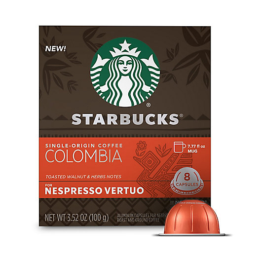 Alternate image 1 for Starbucks® by Nespresso® Vertuo Line Single-Origin Colombia Coffee Capsules 8-Count