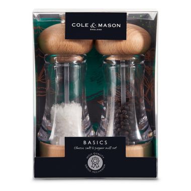 Cole &amp; Mason&reg; Wood Salt &amp; Pepper Mill in Beachwood (Set of 2). View a larger version of this product image.