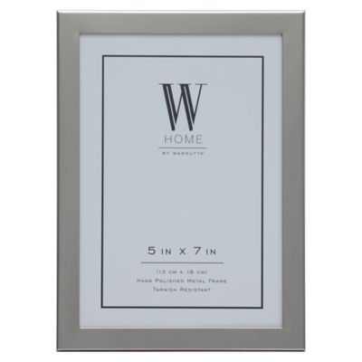 SILVER PLATED PLAIN PHOTOGRAPH FRAME 7 x 5 Inches 