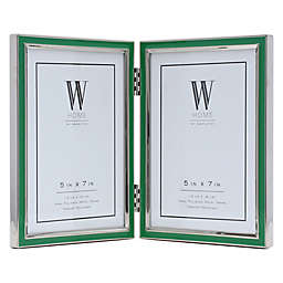 W Home™ 2-Photo 5-Inch x 7-Inch Enamel Picture Frame