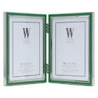 Alternate image 0 for W Home&trade; 2-Photo 5-Inch x 7-Inch Enamel Picture Frame  in Green