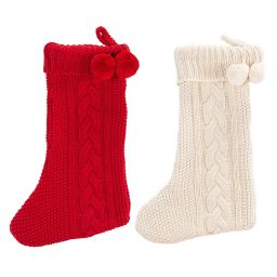 Safavieh Nutmeg Knit Christmas Stockings (Set of 2)