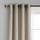 Alternate image 1 for Casual Luxe Talya Solid 84-Inch Grommet Room Darkening Curtain Panel in Champagne (Single)
