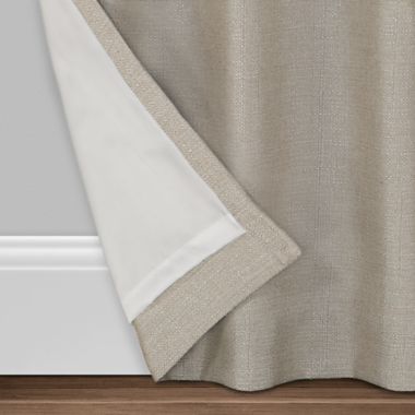 Casual Luxe Talya Solid 84-Inch Grommet Room Darkening Curtain Panel in Champagne (Single). View a larger version of this product image.