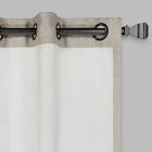 Alternate image 2 for Casual Luxe Talya Solid 84-Inch Grommet Room Darkening Curtain Panel in Champagne (Single)
