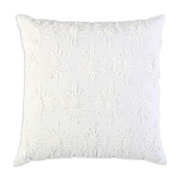 Bee & Willow™ Floral Square Throw Pillow in White