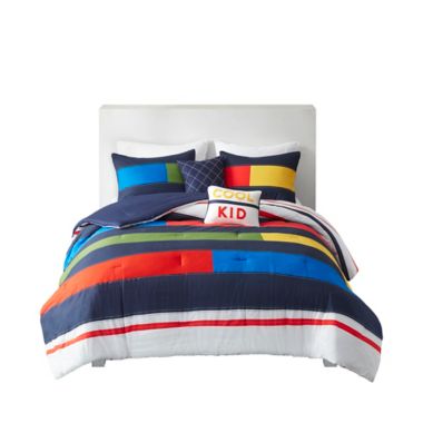Urban Habitat Kids Morris Stripe 4-Piece Comforter Set. View a larger version of this product image.