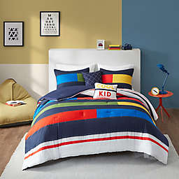 Urban Habitat Kids Morris Stripe 5-Piece Full/Queen Comforter Set