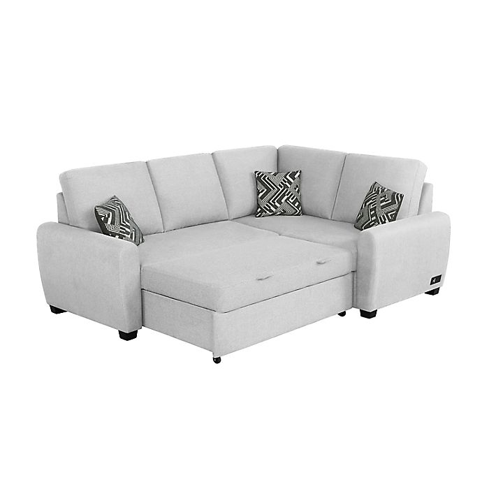 Serta Bacradi Sectional Sleeper Sofa, Sofa Sleeper Sectional Couch