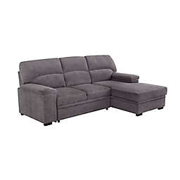 Serta® Tannyson Sectional Sofa in Ash Grey