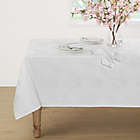 Alternate image 1 for Spring Jubilee Damask 60-Inch x 144-Inch Oblong Tablecloth in White