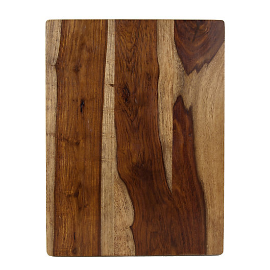 Alternate image 1 for Our Table™ 12-Inch x 16-Inch Indian Sheesham Cutting Board in Light Brown