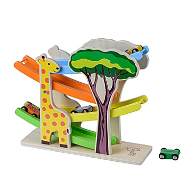 Teamson Preschool 5-Pice Play Lab Safari Animal Ramp Racer &amp; Cars Set. View a larger version of this product image.