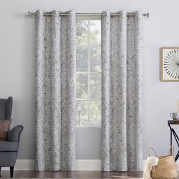 No. 918®  Kenji Medallion Draft Shield Room Darkening Grommet Curtain Panel (Single)